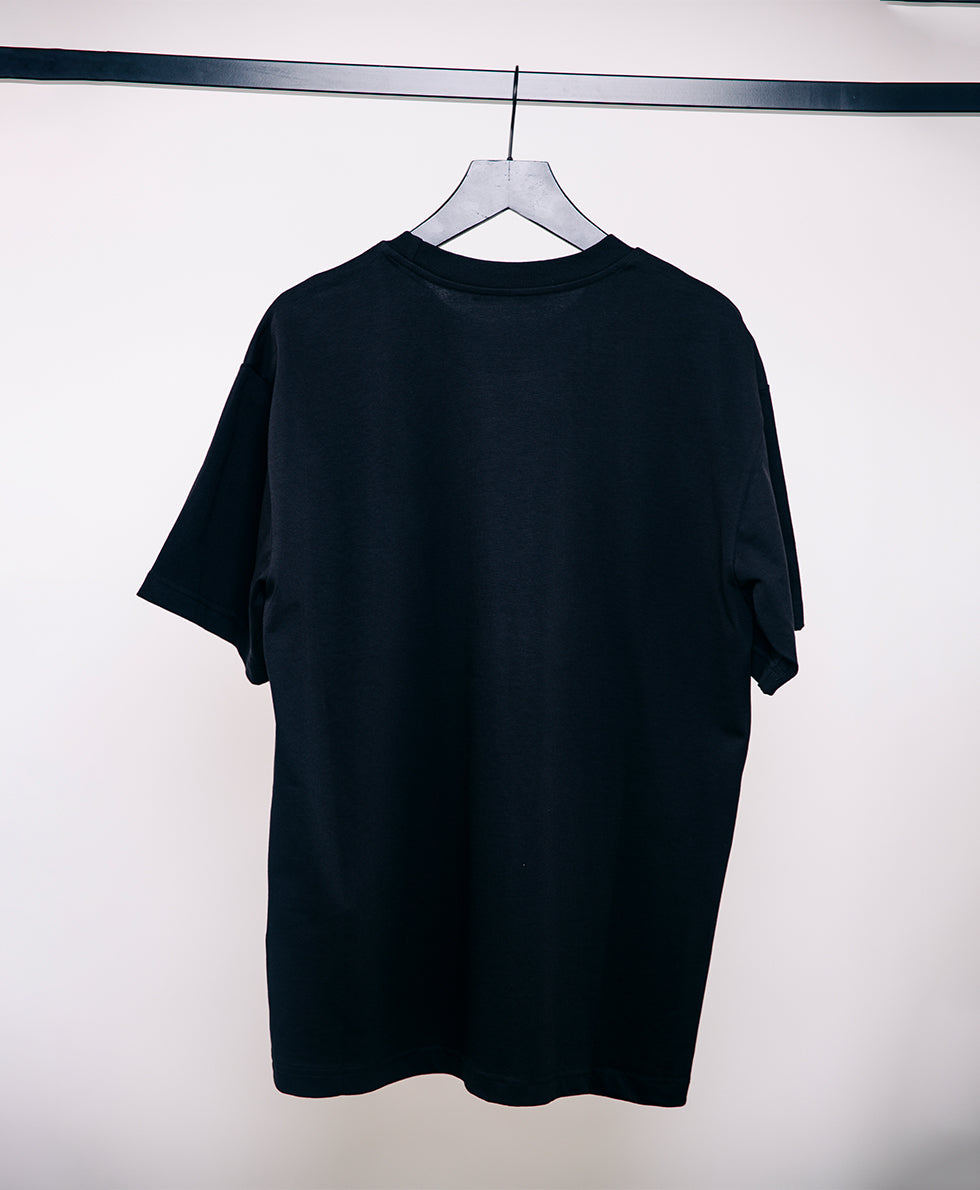 Valentino Printed Men's Tshirt (Black, M) - Bazaarika