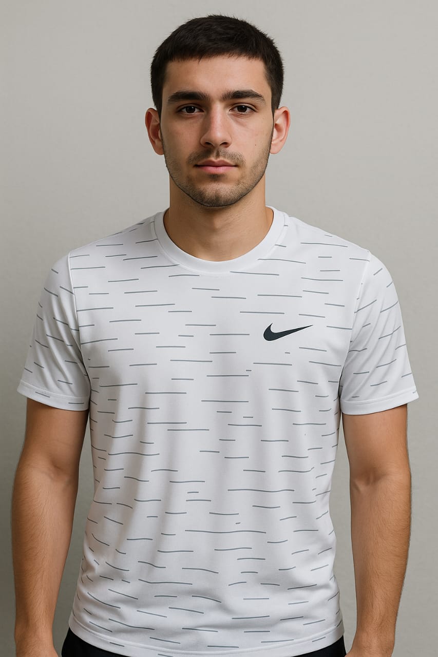 Men's Nike Trending T-Shirts (White, S) - Bazaarika